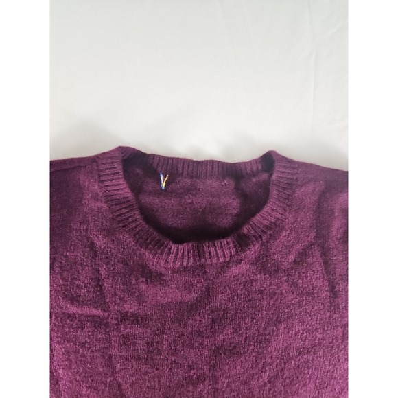 Rugby Ralph Lauren Wool Cashmere Suede Elbow Patch Preppy Tunic Sweater Dress S - Picture 4 of 16